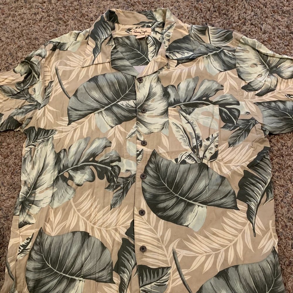 Panama Jack Mens Hawaiian Shirt LARGE